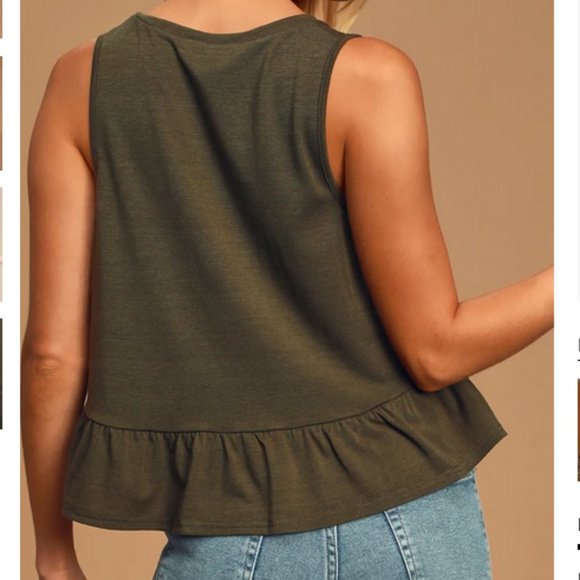 Lulus Ruffled Crop Top - Picture 4 of 5
